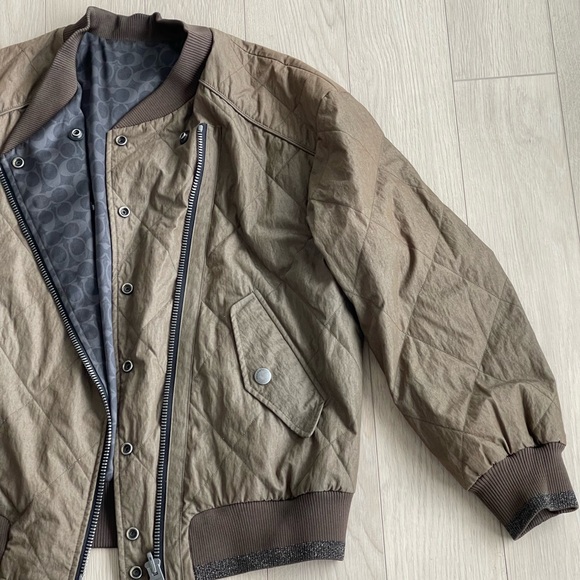 Coach Reversible Bomber Jacket - Picture 7 of 15